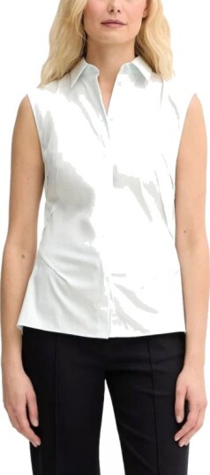 Boss Dame Topper Hvit 3XL,