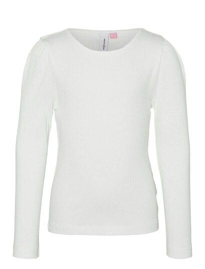 Vero Moda Girl Vmlavender Ls Top Girl Noos White 116