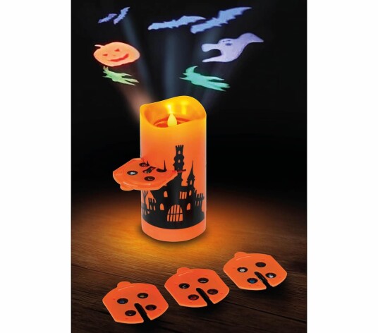 Fiestas Guirca Stearinlys Projektor LED 16 cm (Batterier)