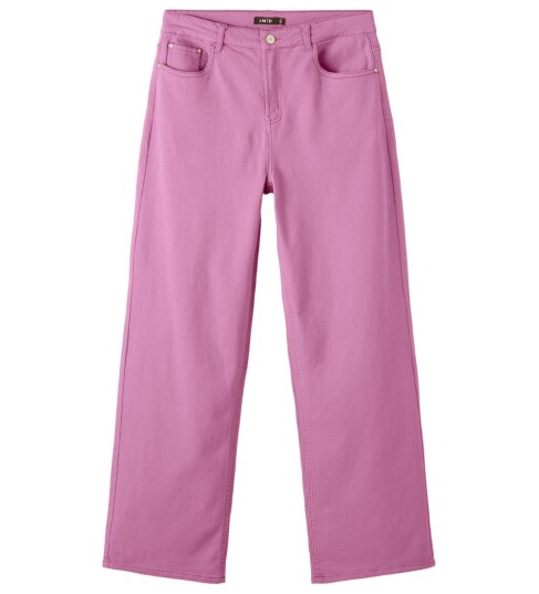 Lmtd Jeans Noos NlfTazza Pale Pansy 15 år 170 Jeans Lilla Rosa