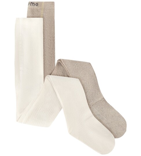 Minymo Sokker 2 pack Taupe Minymo 104/110 Sokker Beige Brun 104 110