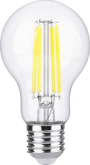 Spl E27 3,8W dimbar LED filamentpære   A60 806lm Klasse A klart glass 2700K   Dimbar : Dimbar Kulør : Varm
