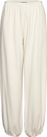 Weekday Soft Mid Rise Balloon Trousers   White   L