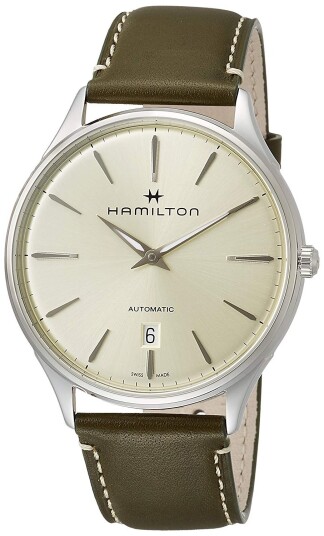 Hamilton Herreklokke H38525811 Jazzmaster Champagnefarget/Lær Ø40 mm
