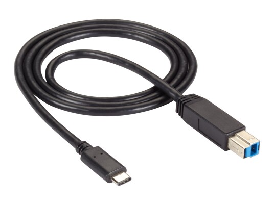 BLACK BOX USB type C-kabel - USB Type B til 24 pin USB-C - 1 m