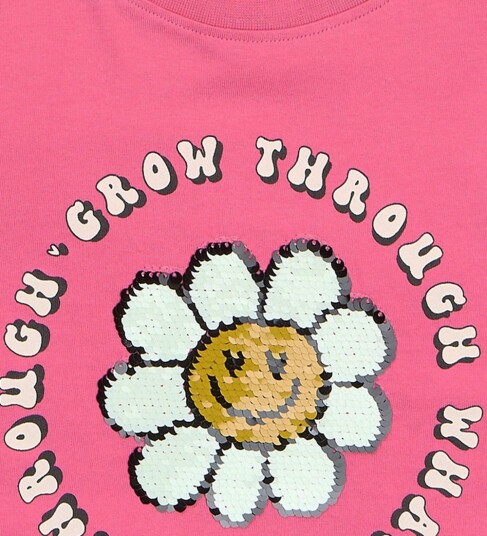 The New Tnskye Os S_S Tee Pink 98/104