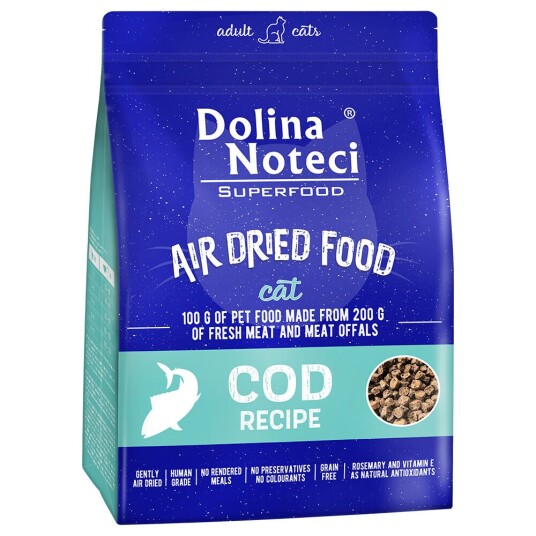 Dolina Noteci Superfood Feline Med Torsk 1 kg