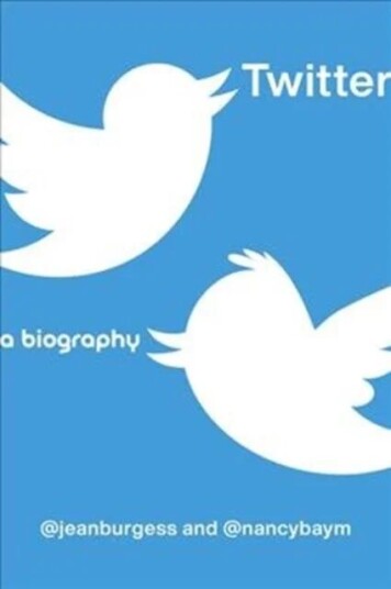 Twitter Av Jean Burgess, Nancy K. Baym