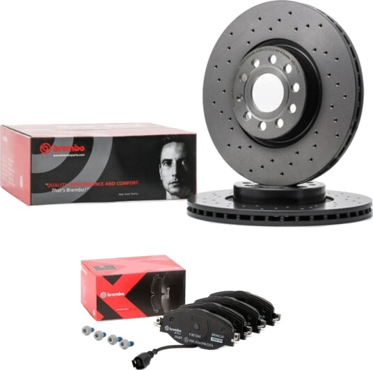 BREMBO BRB3405N0107 Bremseskiver og -klosser