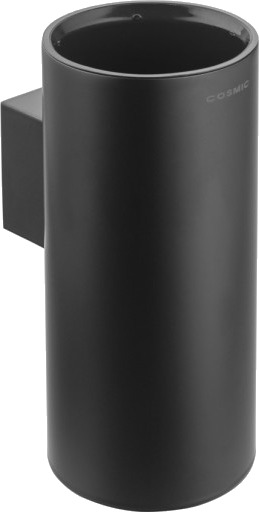kosmisk vegg tannbørsteholder black 62x140x87 mm