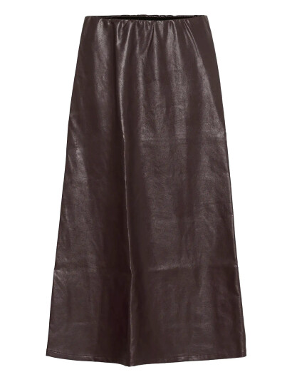 Culture Culilli Pu Skirt - Brown - M Culture Culilli Pu Skirt - Brown - M
