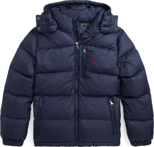 Polo Ralph Lauren Newport Navy Boy Bomber Jakke S/8 år Polo Ralph Lauren Newport Navy Boy Bomber Jakke S/8 år