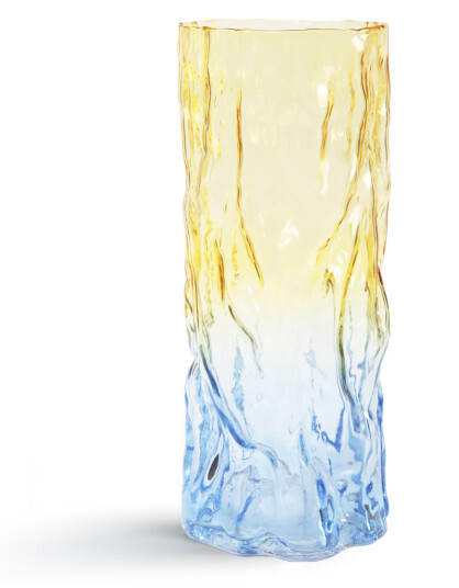 &Klevering Vase Trunk Tofarget Gul