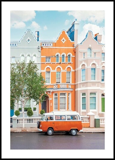 Notting Hill Vibes Poster Plakat / 40x50cm