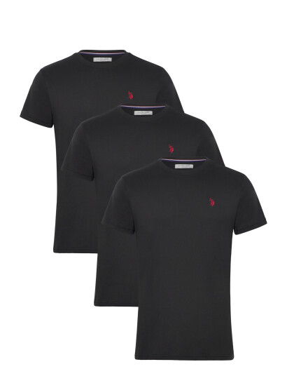U.S. Polo Assn. Uspa T-Shirt Arjun 3-Pack - Black - XXL U.S. Polo Assn. Uspa T-Shirt Arjun 3-Pack - Black - XXL