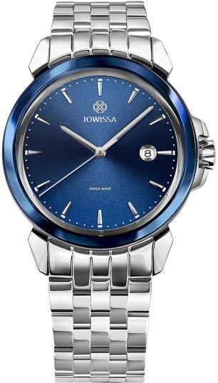 Jowissa Herreklokke J4.255.L LeWy Blå/Stål Ø42 mm