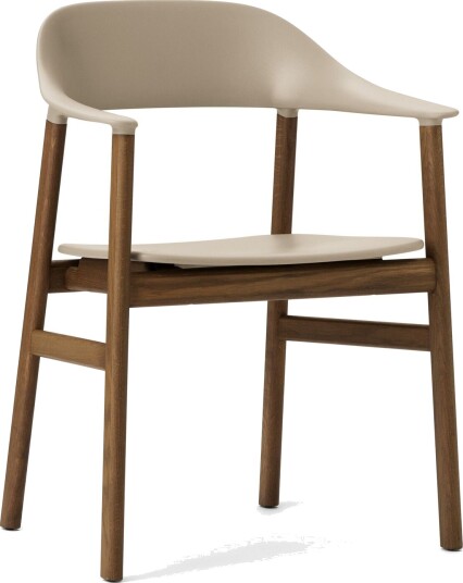 Normann Copenhagen Herit Spisestol med Armlener Røkt Eik/ Sand