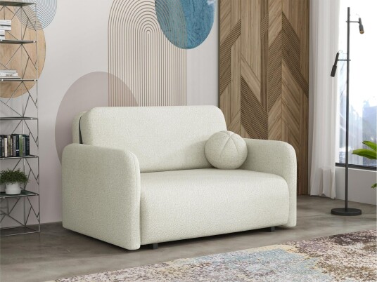 Ajmeri Sovesofa 2 seter i Bouclé Hvit Ajmeri Sovesofa 2 seter i Bouclé Hvit