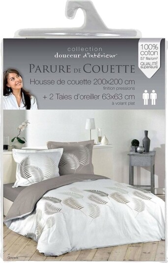 Douceur D`Interieur Sengetøysett Goyave 200 X 200 Cm 3 Deler