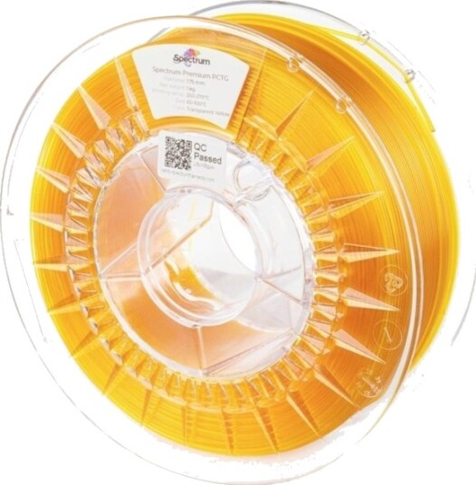 Spectrum Premium PCTG Filament 1.75 mm 1000 g Transparent Gul 80737