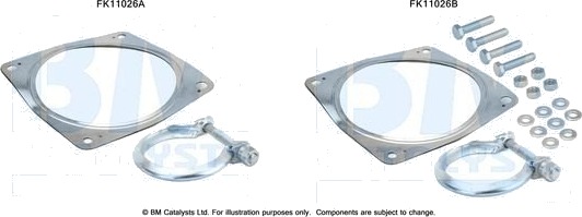 BM CATALYSTS FK11026 Montasjesett, sot- / partikkelfilter