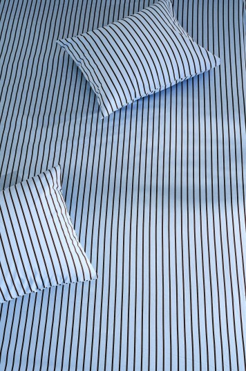 Jotex    Stretchlaken Økologisk Blå/brun   SIMA    Kjøp Dra på laken hos Jotex