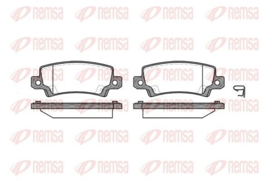 Bremseklosser REMSA 0874.02
