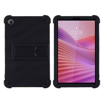 Lenovo Tab K9 Silikonetui med kickstand Svart