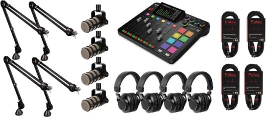 Rode Rodecaster Pro II mikrofonsett