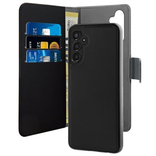Puro 2-I-1 Magnetisk Lommebok-Deksel Galaxy A54 5g Svart