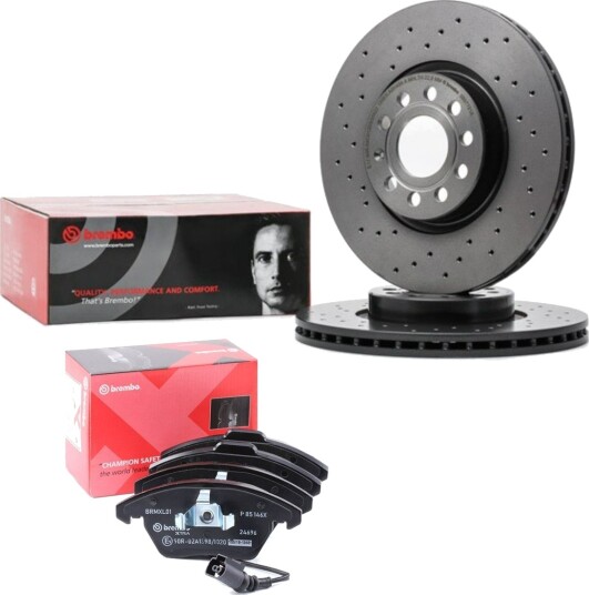 Bremseskiver og -klosser BREMBO BRB3405N0498