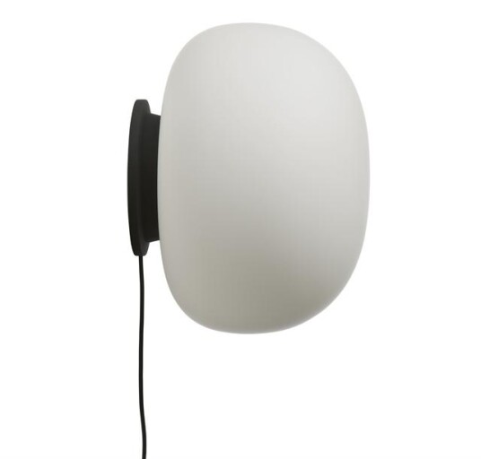 Frandsen Supernate Bord/ Vegglampe Ø38 Opal Hvit/ Sort Frandsen Supernate Bord/ Vegglampe Ø38 Opal Hvit/ Sort