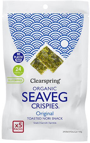 Clearspring Tang Chips Seaveg Crispies Øko Clearspring Tang Chips Seaveg Crispies Øko