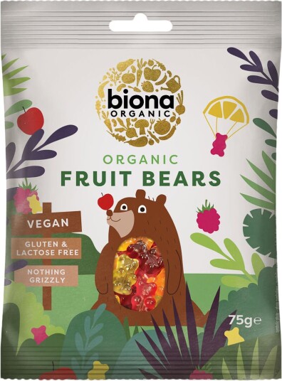 Biona Vingummi Bamser Øko - 75 g