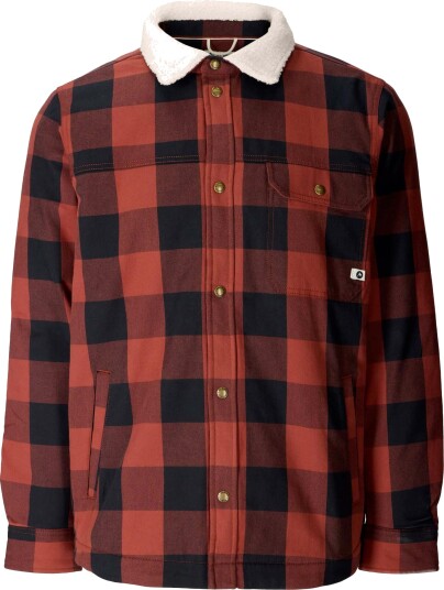Marmot Men"s Hidden Peaks Shirt Jacket Pecan Buffalo Plaid XL
