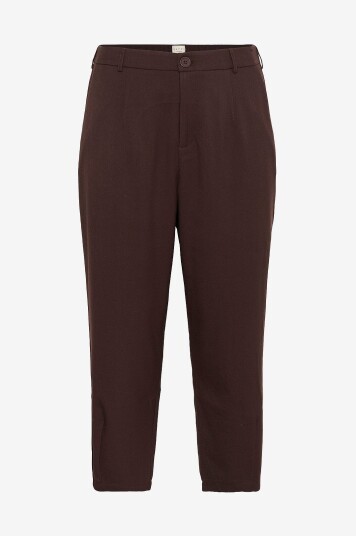KAFFE Curve - Bukser kcMerla Pants - Brun