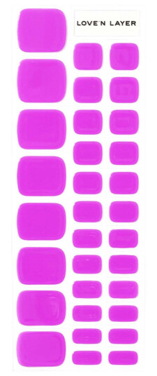 Love'n Layer   Solid Toe  Dahlia Purple