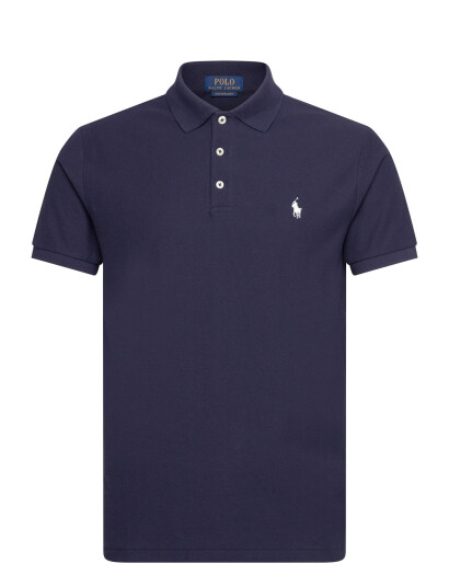 Polo Ralph Lauren Custom Slim Fit Honeycomb Mesh Polo Navy XS Polo Ralph Lauren Custom Slim Fit Honeycomb Mesh Polo Navy XS