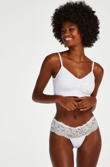 Hunkemöller Florence hipster-string Hvit M
