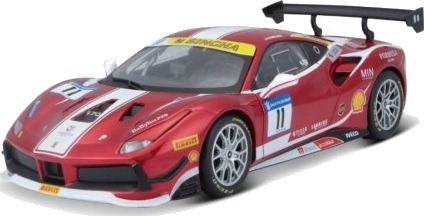 Bburago Ferrari 488 Challenge Sportsbilmodell Ferdigmontert 1:24 Ferrari 488 Challenge Alle Kjønn Metall Plast