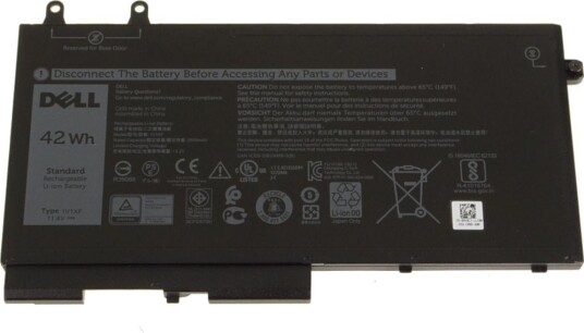 42Wh 3-Cellers Litium-Ion-Batteri 451-BCMC