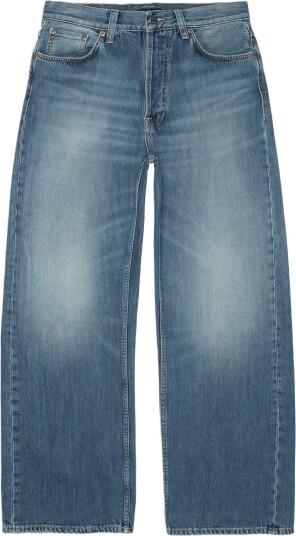 Nudie Jeans Loud Larry Gravel Stone   Blue   30 x 34