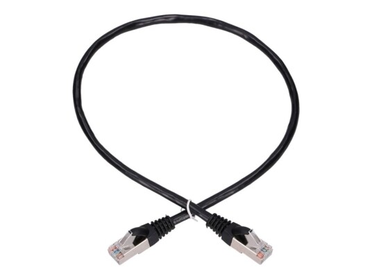 Extralink Koblingskabel Rj-45 Hann Til Rj-45 Hann 50 Cm 5.6 Mm Foliebelagt Uskjermet Tvinnet Kabelpar F/Utp Cat 5E Innendørs Formstøpt Uten Hindringer Svart Extralink Koblingskabel Rj-45 Hann Til Rj-45 Hann 50 Cm 5.6 Mm Foliebelagt Uskjermet Tvinnet Kabelpar F/Utp Cat 5E Innendørs Formstøpt Uten Hindringer Svart