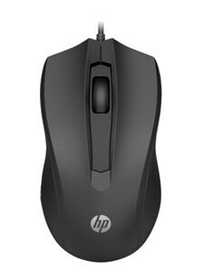HP 105 Kablet Ambidekstrøs Optisk Mus med USB-A - Svart