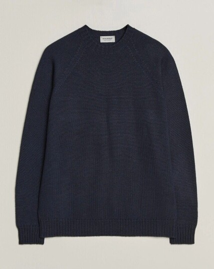 John Smedley Denver Extra Fine Merino Crew Neck Midnight