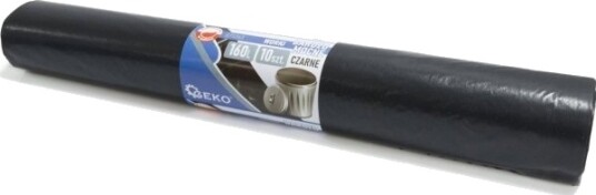 Geko Søppelposer 160 L Rull 10 Stk Svarte Geko Søppelposer 160 L Rull 10 Stk Svarte