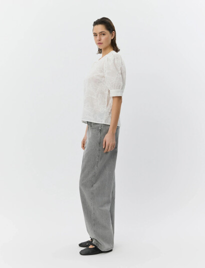 Sofie Schnoor Ahliasw Puff Sleeve Blouse White 38 Sofie Schnoor Ahliasw Puff Sleeve Blouse White 38