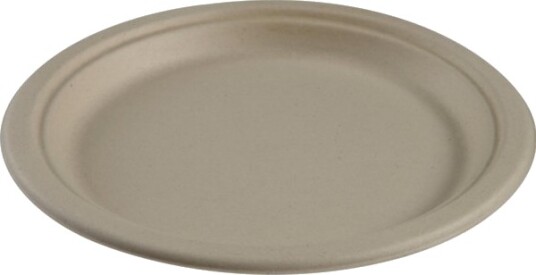 Fibertallerken Abena Gastro Ø18cm Nature 20 Stk.
