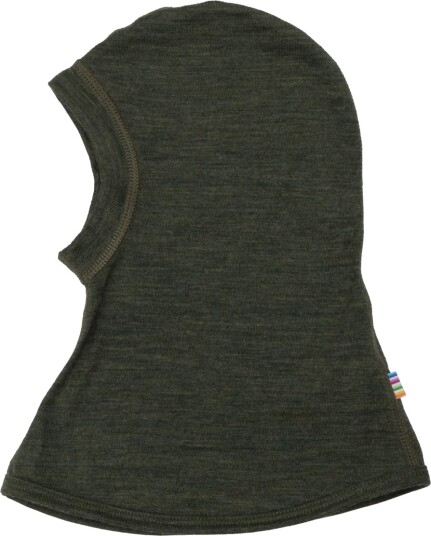 Joha Merinoull Balaclava Single Layer  Grønn Melange