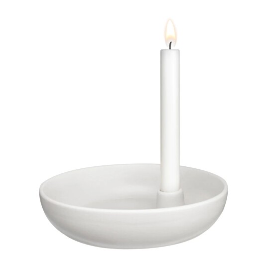 Scandi Living Valley lysestake Ø 21 cm Hvit Scandi Living Valley lysestake Ø 21 cm Hvit